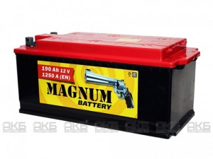 Аккумулятор 6СТ-190 ( Magnum) болт